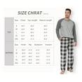 thumbnail image 4 of MINTREUS Men's Pajama Set Lightweight Sleepwear Long Sleeve Shirts and Bottoms Soft Comfy Pjs with Pockets, 4 of 7