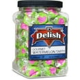 thumbnail image 4 of Gourmet Watermelon Taffy Chews by Its Delish  18 Oz Jumbo Reusable Container Jar  Chewy Fluffy Individually Wrapped Sweet & Juicy Soft Candy Taffies - USA Made, 4 of 9
