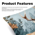 thumbnail image 2 of Deer Throw Pillow Covers Set of 2 - Velvet Decorative Pillow Cases with Unique Patterns, 16x16, 18x18, 20x20 Couch, Sofa - Throw Pillows for Living Room, 2 of 6