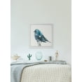 thumbnail image 4 of Parvez Taj Chubby Blue Bird Framed Wall Art, 4 of 6