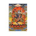 thumbnail image 1 of Póster de pintura tibetana Thangka de Seng Ge'i GDong Chan, arte de pared, pintura, póster, impresión en lienzo, obras de arte, decoración para dormitorio y sala de estar, 40 x 60 cm, 1 of 6