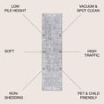 thumbnail image 4 of JONATHAN Y MODERN PERSIAN 2 x 8 Runner Rug, Vintage Moroccan Traditional - Light Gray, MDP101B-28, 4 of 10