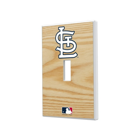 St. Louis Cardinals Baseball Bat Design Single Toggle Light Switch Plate