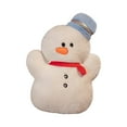 thumbnail image 1 of Binwennn Cartoon Animal Dolls Santa Velvet Pillow Christmas Tree Christmas Deer Snowman Christmas Home Cushions Body Pillows with Cover Zippe Standard Pillowcase Silk Pillowcase with Zipper Pillowcase, 1 of 4
