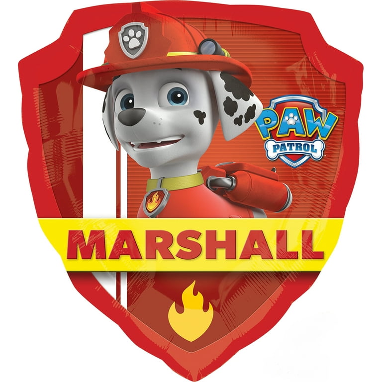 Paw Patrol Chase and Marshall Logo Jumbo Foil Balloon 27