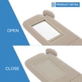 thumbnail image 3 of ECCPP Beige Sun Visor Left Driver Side fit for 2009 2010 2011 2012 2013 2014 2015 2016 for Toyota Venza Sport Utility 4-Door Automobile Windshield Visor with Sunroof, 3 of 8