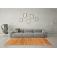 thumbnail image 3 of Ahgly Company Indoor Rectangle Abstract Orange Modern Area Rugs, 5' x 8', 3 of 4