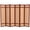 Rosewood, variant on 6 ft Tall Jute Shoji Screen Room Divider - 4 Panel - Natural
