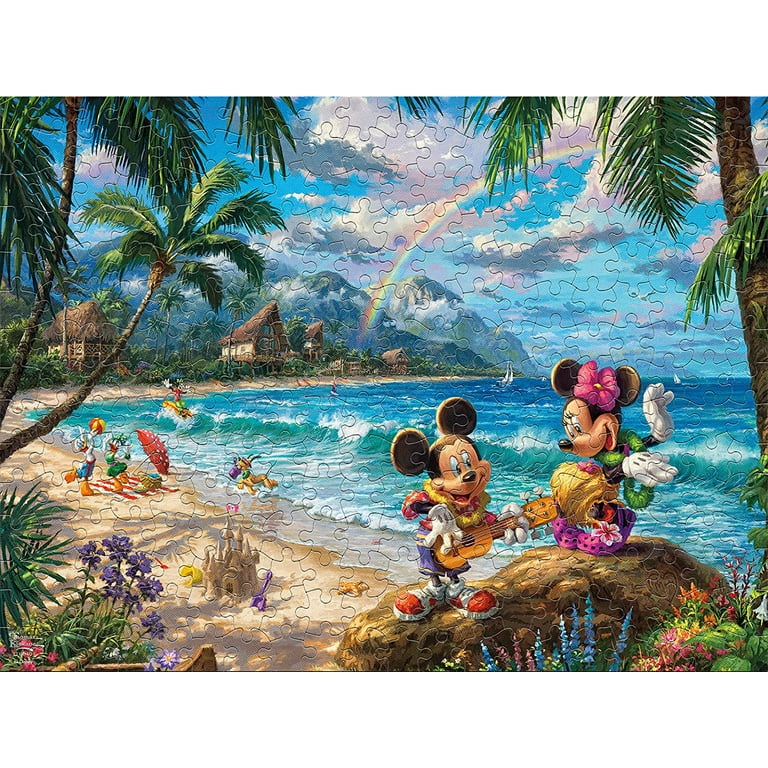Ceaco 300-Piece Thomas Kinkade Disney Mickey & Minnie in Hawaii