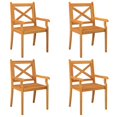 thumbnail image 5 of vidaXL 5 Piece Garden Dining Set Solid Wood Acacia, 5 of 5
