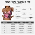 thumbnail image 5 of Daiia Cheetah On Toilet Humor Art Printed Women's Sports Bra, Breathable Activewear Bra with U-Back Design and Removable Pads, Comfortable and Supportive for Yoga, Workout-Large, 5 of 8