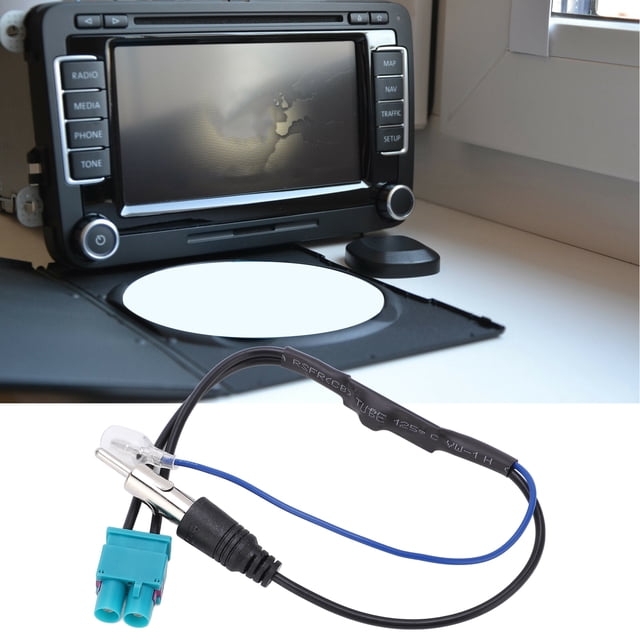 Cable de Adaptador Aéreo, Reemplazo de Adaptador de Antena de Radio Compacta de Cabeza de Fakra Eficiente de Peso Ligero para AG RNS510 MFD3 RCD510 310 PARA AUTOMÓVIL