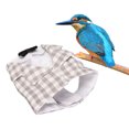thumbnail image 4 of Traje De Vuelo De Loro, Ropa De Loro Para Mantener A Los Pájaros Sanos, Linda Camisa A Cuadros, Amigable Con La Piel Para Festivales Para Loros ANGGREK IC2112, 4 of 8