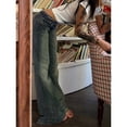 thumbnail image 5 of EMMIOL Women's Y2K Vintage Flare Jeans 90s Mid Rise Bootcut Denim Pants Retro Stretch Fit Jeans, 5 of 7
