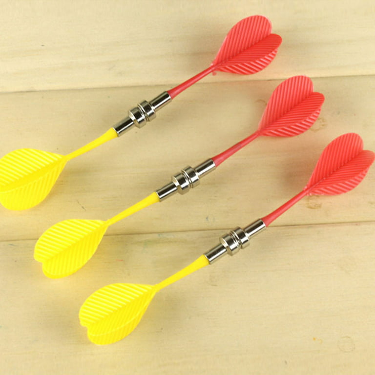  Yalis Magnetic Darts 12 Packs, Replacement Dart for Magnet  Dartboard, Safety Plastic Darts for Target Game, Red and Yellow : Sports &  Outdoors