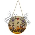 thumbnail image 1 of De Halloween Con Luz Led Letreros De Bienvenida De Halloween Placa De Puerta De Madera Para Fiesta De Halloween Decoraciones Para Interiores Y Exteriores De La Casa Yuarrent HA046206-02, 1 of 6