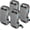Gray, variant on SPECSTAR EVA Boat Fenders for Docking, Boat Bumpers with Nylon Rope, and Fixed Lock Fit for Yachts, Sailing Dinghies, Bass Boats