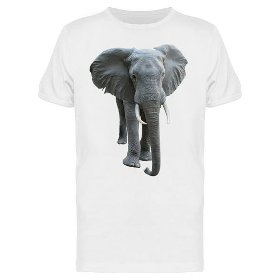 Delightful Looking Elephant T-Shirt Men -Image by Shutterstock, Male x-Large