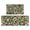 Zebra And Leopard, variant on Black and Tan Leopard Print Kitchen Rugs Sets Of 2,Anti Fatigue Kitchen Mat Rugs Non Slip Washable,Decorative Kitchen Floor Mats for Kitchen,Sink,Laundry,17"x30"+17"x47"