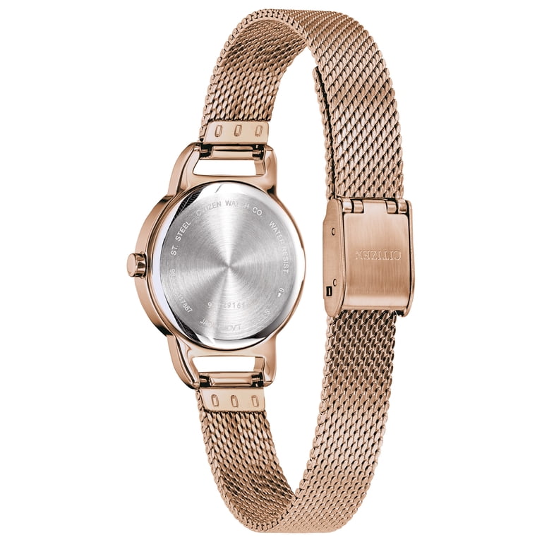Citizen Quartz Rose Dial Rose Gold-tone Ladies Watch EZ7003  display picture 3