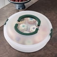 thumbnail image 5 of Convenient Cake Carrier Portable Buckle PP Cake Box Baking Packaging Box with Handle Handy Cupcake Holder Tray Cake Packaging, 5 of 9