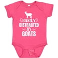 thumbnail image 3 of Inktastic Easily Distracted by Goats Boys or Girls Baby Bodysuit, 3 of 5