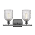 thumbnail image 2 of Innovations Lighting - Bridal Veil - 2 Light Bath Vanity In Art Deco Style-10, 2 of 3