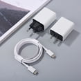 thumbnail image 2 of Carga Rápida Tu Google Pixel : Cargador PD De 30W Y Cable Tipo C Para 7/6/5 Pro 6A 5A 4A 4 3 , Con Adaptador De Viaje Rápido EU/US, 2 of 4