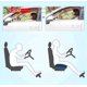 thumbnail image 2 of Cojín elevador automático para asiento de coche, cojín corrector de asiento, malla transpirable portátil, ideal para coche, oficina, utilizado durante todo el año, negro, 2 of 5