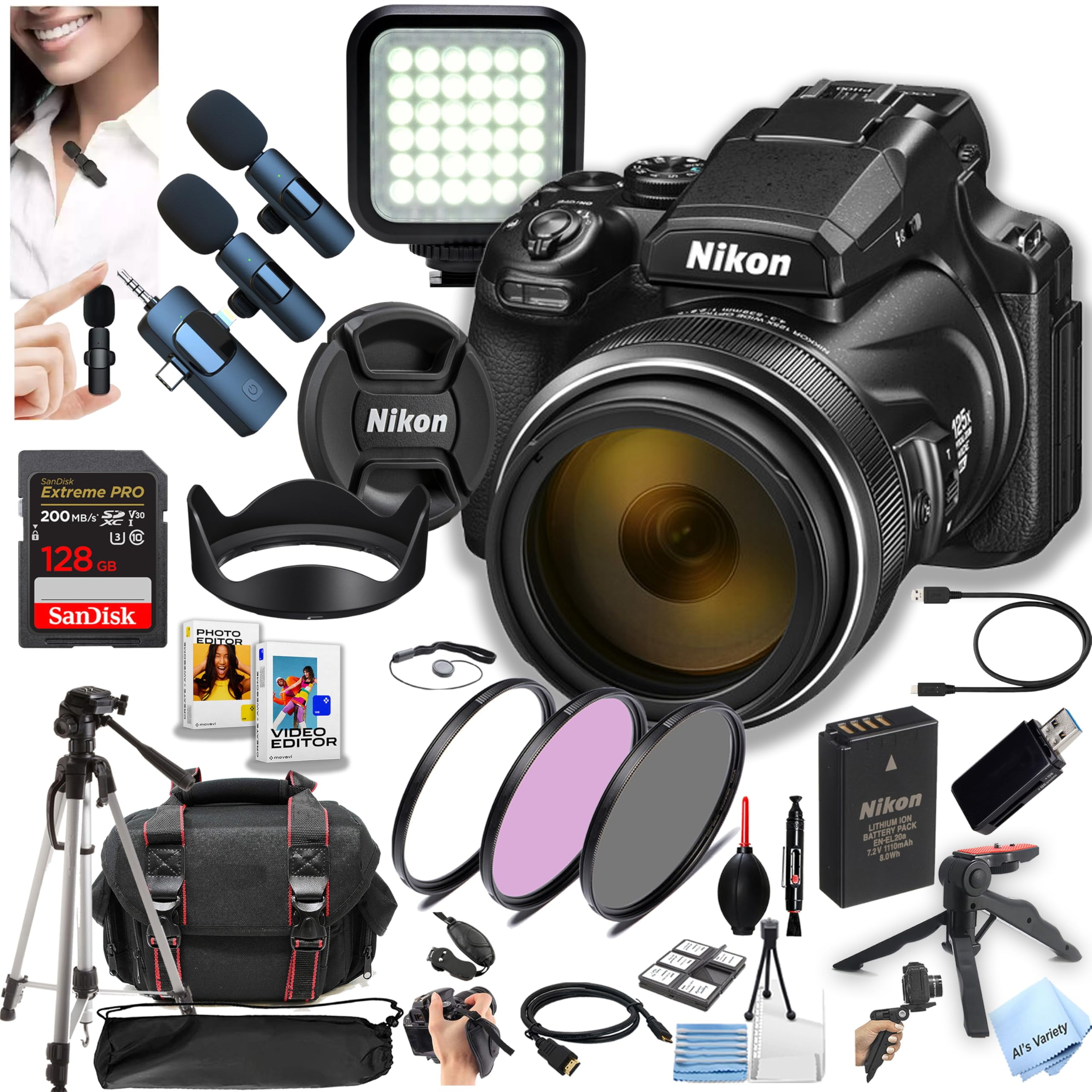 Nikon COOLPIX P1100 Superzoom Digital Camera | 125x,16 MP 4K Video