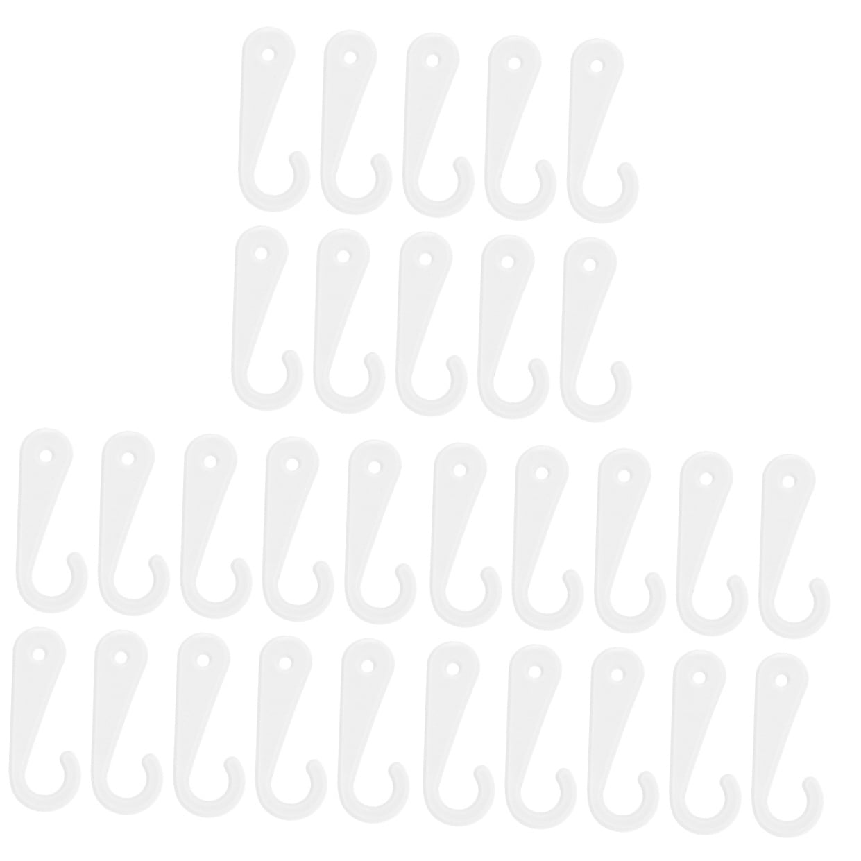 Raindrops 1500 pcs Sock Display Hooks Plastic J-Hooks for Sock Underwear Hat Hanging