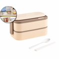 thumbnail image 1 of Dvruxg Bento Box Adult Lunch Box, Stackable 2 Layer 304 Stainless Steel Lunch Container for Office, Portable Lunch Box Containers, 1 of 3