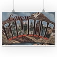 thumbnail image 2 of Lamar, Colorado, Large Letter Scenes (16x24 Giclee Gallery Art Print, Vivid Textured Wall Decor), 2 of 3