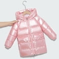 thumbnail image 3 of Boys Jackets Girls Winter Coats Children Jackets Baby Thick Long Coat Kids Warm Outerwear Hooded Coat Snowsuit Overcoat Clothes, 3 of 6