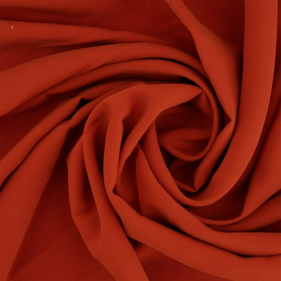 Zelouf Rayon Poly Cupro  , Sewing, DIY, Crafts Fabric by the Yard, Copper, 3 Yard