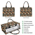 thumbnail image 2 of Large Capacity Tote Bag,Skull Pumpkin Halloween Pattern Handbag Fashion Luxury Tote Bag,15.7"x13"x 5.1" Inches,Laptop Compatible, 2 of 6