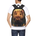 thumbnail image 4 of Disketp Cute Sunflower Guinea Pig Mochila Minimalista de Gran Capacidad, Mochila de Viaje para Escuela, Trabajo o Uso Diario, 4 of 6