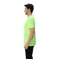 thumbnail image 3 of Zfeel High Performance Dry Fit T-Shirt for Men, Hi Vis Safety T-Shirt, 4 Pack, Neon Green, M, 3 of 5