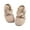 Beige, variant on Kids Suede Clogs Toddler Boys Girls Cork Flat Sandals Adjustable Buckle Slip on Mule Shoes
