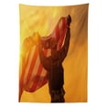 thumbnail image 3 of Ambesonne United States Tablecloth Rectangular Table Cover, Victory Flag, 52"x70", Multicolor, 3 of 4