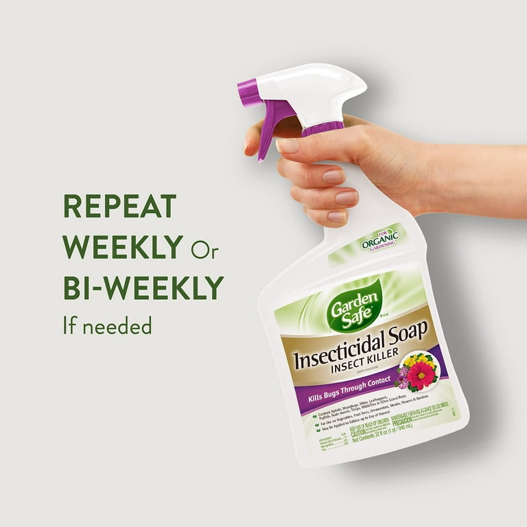 United Industries Garden Safe Insecticidal Soap Spray - Organic Insecticide  - 32 Oz. - Walmart.com