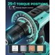 thumbnail image 4 of Taladro inalámbrico COMOWARE 20V 266 In-LB Torque, 1 batería y cargador, 4 of 7