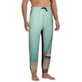 thumbnail image 4 of Kdxio Vintage Brass Balance Scale Pattern Joggers,Sweatpants for Men with Pockets-X-Large, 4 of 5
