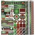 thumbnail image 2 of Football Cardstock Sticker 12"X12"-, 2 of 2