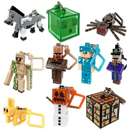 Minecraft Hangers Series 3 Set of 10 Keychains