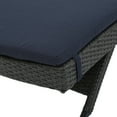 thumbnail image 2 of Anthony Outdoor Wicker Adjustable Chaise Lounge with Cushion, Set of 2, Grey, 2 of 5