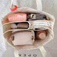 thumbnail image 2 of Bolso de mano de lona utilitario con compartimentos Bolsos de mano cruzados resistentes para mujer Bolso de hombro con múltiples bolsillos, 35*25 cm, 2 of 5