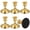 Gold, variant on Armscye 6 PCS Gold Taper Candle Holders Bulk, Vintage Metal Candlestick Holders Set for Dinner Room Table Centerpiece or Mantel Wedding Party Decor