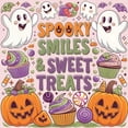 thumbnail image 2 of CafePress - Spooky Smiles And Sweet Treats Halloween Design Long Sleeve Infant T Shirt - Long Sleeve Infant T-Shirt, 2 of 2