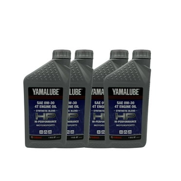 Yamaha Genuine Yamalube 0W-30 Semi-Synthetic Oil LUB-00W30-SS-12-4PACK
